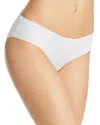 Hanro Invisible Cotton Mid-rise Cotton-jersey Briefs In White