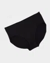 Hanro Invisible Cotton High-cut Brief In Black