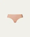 Hanro Invisible Cotton High-cut Briefs In Beige
