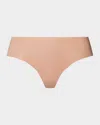 Hanro Invisible Cotton Full Mid-rise Briefs In Beige