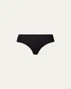 Hanro Invisible Cotton High-cut Briefs In Black