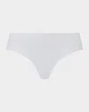 Hanro Invisible Cotton High-cut Briefs In White