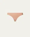 Hanro Invisible Cotton Low-rise Thong In White