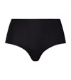 Hanro Invisible Cotton Maxi Briefs In Black