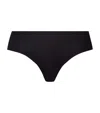 Hanro Invisible Cotton Midi Briefs In Black