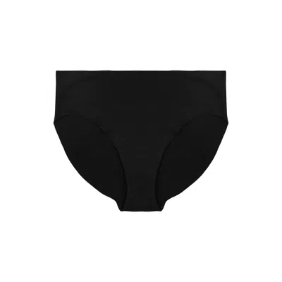 Hanro Invisible Stretch-cotton Briefs In Black