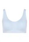 Hanro Invisible Touch Microfiber Soft Cup Bra In Blue