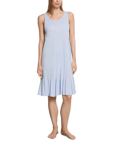 Hanro Isabella Tank Nightgown In Blue