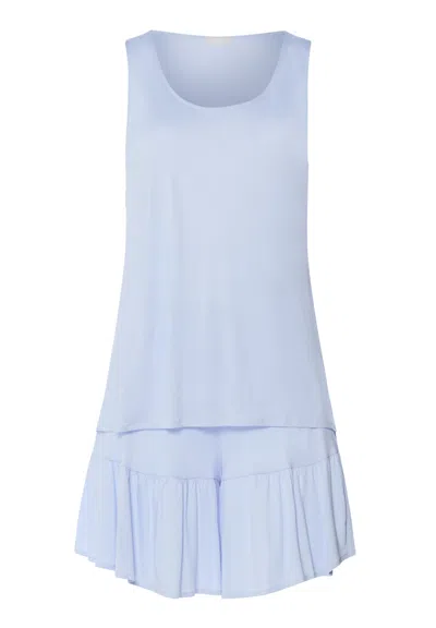 Hanro Isabella Tencel™ Pajama Set In Blue