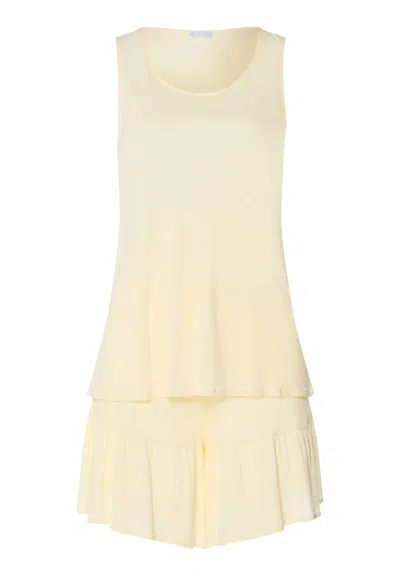 Hanro Isabella Tencel™ Pajama Set In Yellow