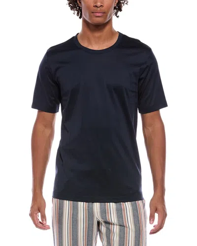 Hanro Jersey T-shirt In Blue