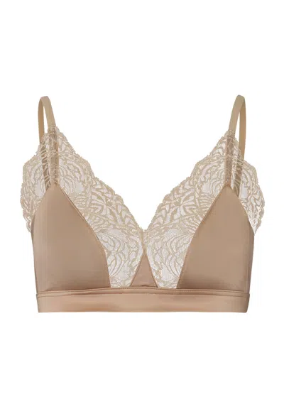 Hanro Josephine Soft Cup Bra In Brown
