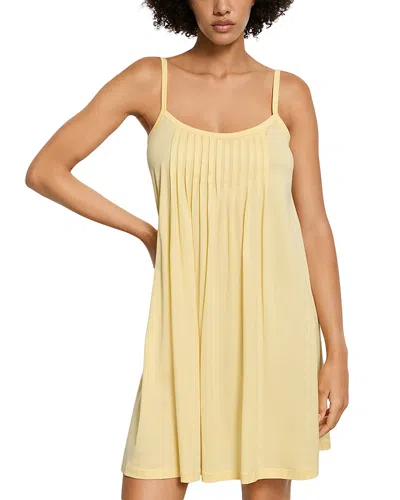 Hanro Juliet Babydoll Chemise In Yellow