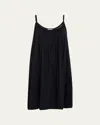 Hanro Juliet Pleated Chemise In Black