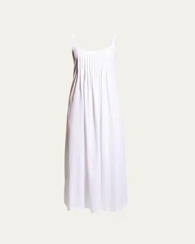 Hanro Juliet Pleated Gown In White
