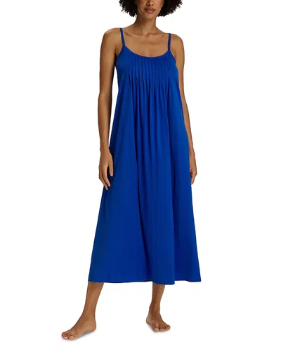 Hanro Juliet Pleated Long Spaghetti Gown