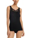 Hanro Kalea Embroidered Camisole In Black