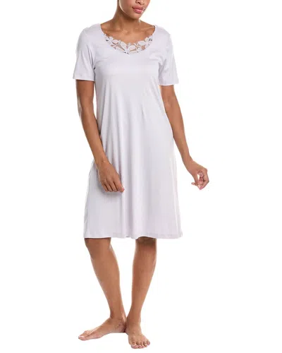 Hanro Kalea Floral Tulle Nightgown In Neutral