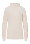 Hanro Knits Mockneck Wool Blend Pullover In White