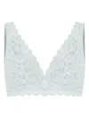 Hanro Lace Bra In Blue