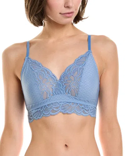 Hanro Lace Bra In Blue
