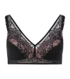 Hanro Lace Holly Soft Cup Bra In Black