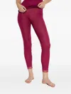 Hanro Lace Leggings In Pink
