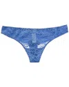 Hanro Lace Thong In Blue