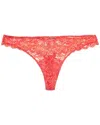 Hanro Lace Thong In Pink