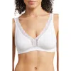 Hanro Sensation Soft Cup Stretch-cotton Bra