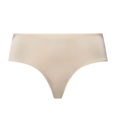 Hanro Lace-trim Lilith Midi Briefs In Neutral