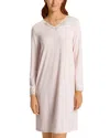 Hanro Natural Elegance Nightdress In Rose Melan