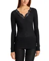 Hanro Lace-detailing Top In Black