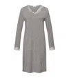 Hanro Lace-trim Nightie In Grey