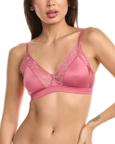 Hanro Lace Trim Soft Cup Bra In Pink