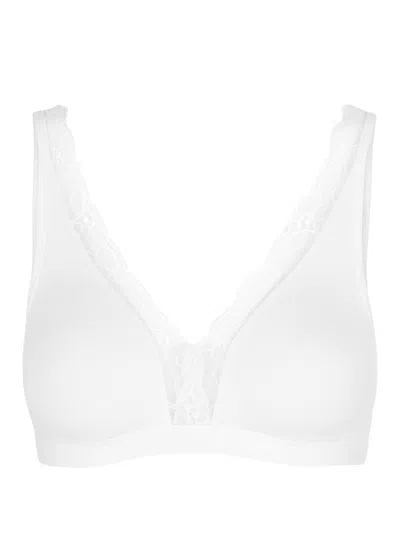 HANRO HANRO LACE-TRIMMED SOFT-CUP BRA