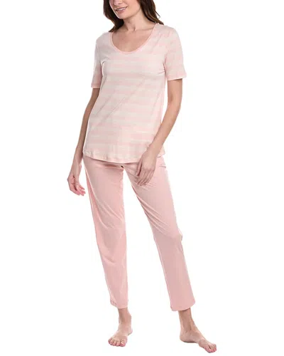 Hanro Laura Pajama In Orange