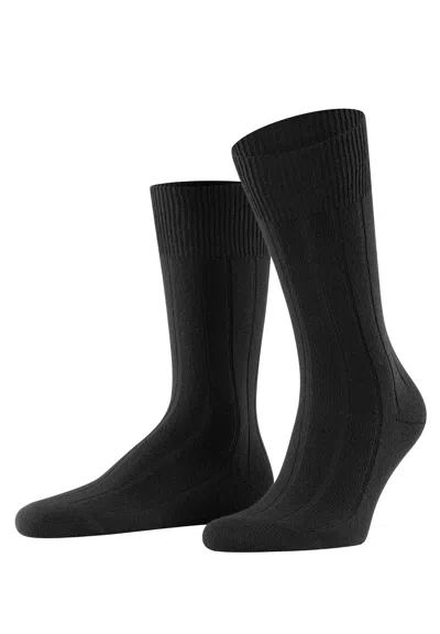 Hanro Lhasa Rib Sock Lhasa Rib Sock In Black