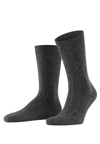 Hanro Lhasa Rib Sock Lhasa Rib Sock In Gray