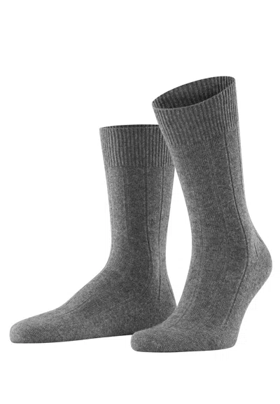 Hanro Lhasa Rib Sock Lhasa Rib Sock In Gray