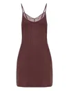 Hanro Lilith Lace-trim Camisole In Brown