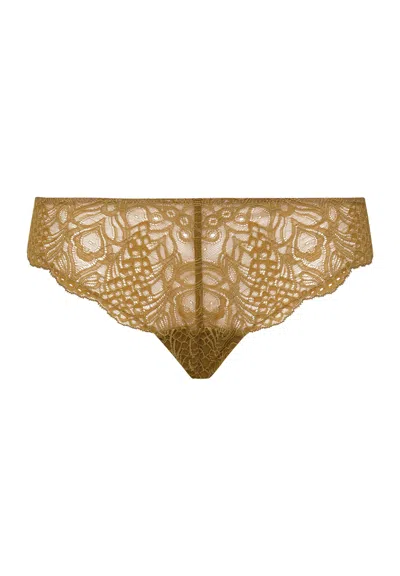 Hanro Lilova Thong In Gold