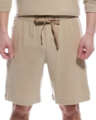 Hanro Linen-blend Short In Brown