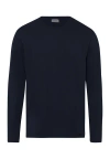 Hanro Living Cotton Crew Neck Top In Blue