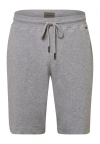 Hanro Living Cotton Drawstring Shorts In Grey Melange