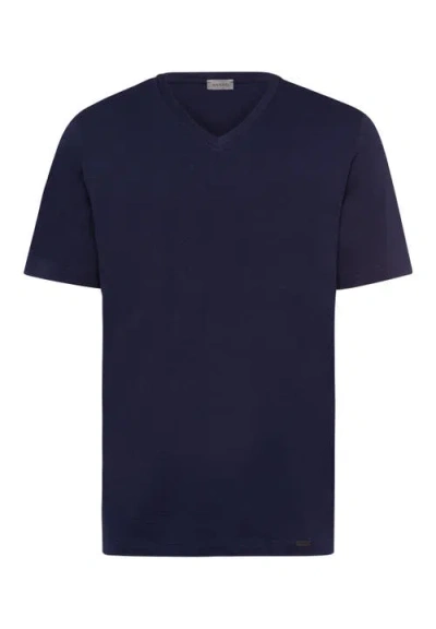 HANRO HANRO LIVING SHIRTS COTTON V-NECK T-SHIRT