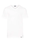 Hanro Living Cotton V-neck T-shirt In White