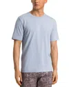 Hanro Basic Crewneck T-shirt In Blue Dye