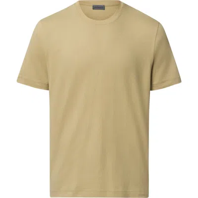 Hanro Living Shirts Cotton Crew Neck T-shirt In Green
