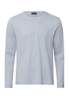 Hanro Living Shirts Cotton Crew Neck Top In Gray